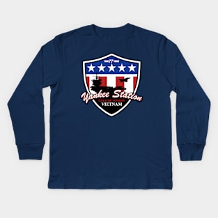 Yankee Station Vietnam Kids Long Sleeve T-Shirt